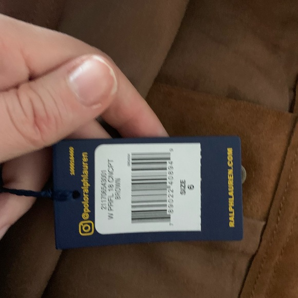 Brand New Polo Ralph Lauren Suede Skirt Size Us 6 - Picture 4 of 4